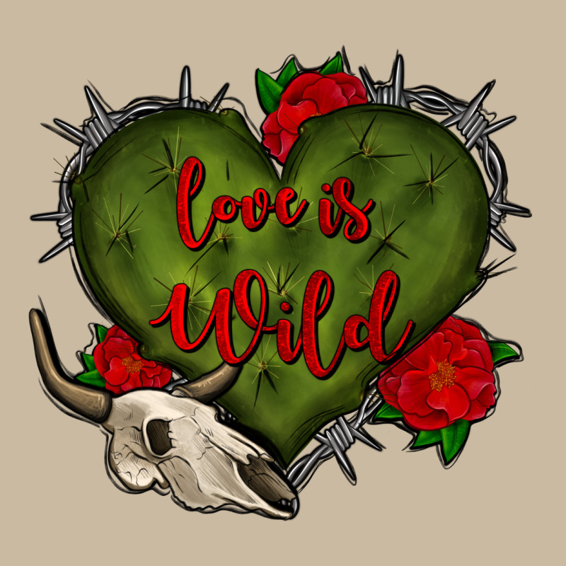 Love Is Wild With Bullskull Olivia Long Sleeve Tee by OliviaCreatesArt | Teevron