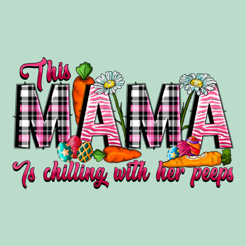 This Mama Is Chilling With Her Peeps Premium Hoodie by CowhideDigitalArt | Teevron