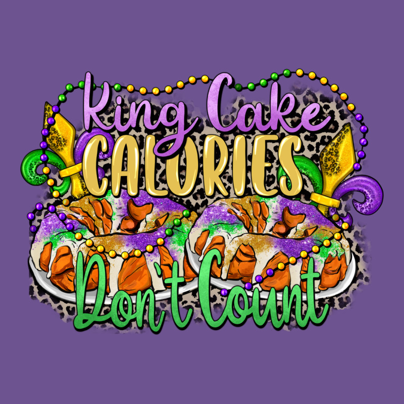 King Cake Calories Dont Count Vintage Tee by CowGirlArtShop | Teevron