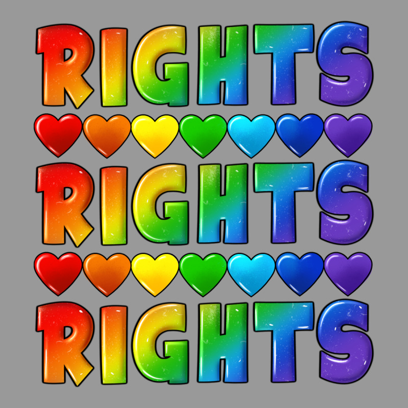 Rights Rights Rights Pride Vintage Hoodie by CowGirlArtShop | Teevron