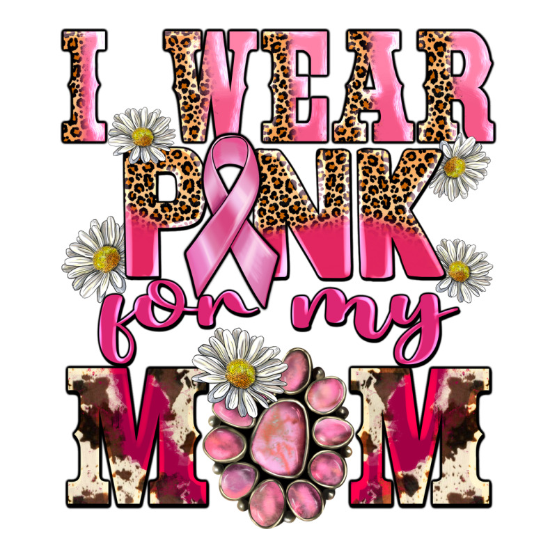 I Wear Pink For My Mom Premium Sweatshirt by BarkalooDesign | Teevron