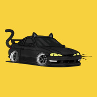 Spooky Halloween Jdm S14 Silvia 240sx Black Cat Illustrated T Shirt Premium Sweatshirt | Teevron