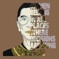 Rbg Ruth Bader Ginsburg Women Belong In All Places Premium Tee | Teevron