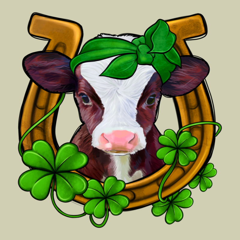 Lucky Horseshoe 4 Leaf Clover Baby Calf Heavy Core Tee by Jasminsmagicworld | Teevron