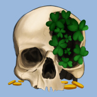 St Patrick's Day Skull With Clovers Premium Hoodie | Teevron