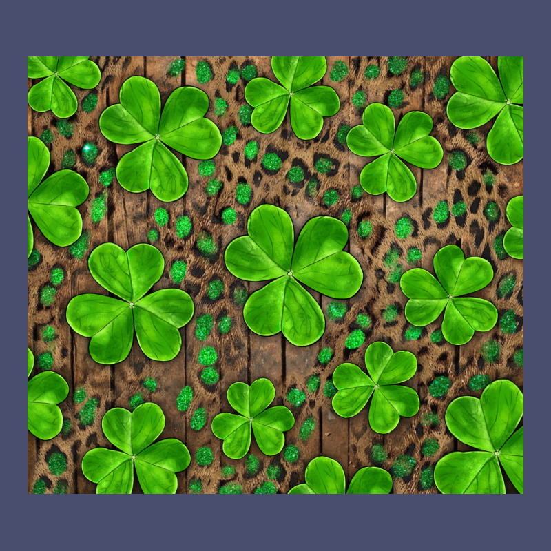 Saint Patricks Day Shamrock And Leopard Vintage Tee by RanaPortraitStore | Teevron
