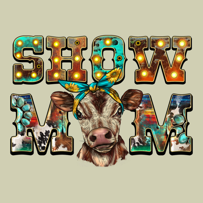 Show Mom Brown Calf Heavy Core Tee by BarkalooDesign | Teevron