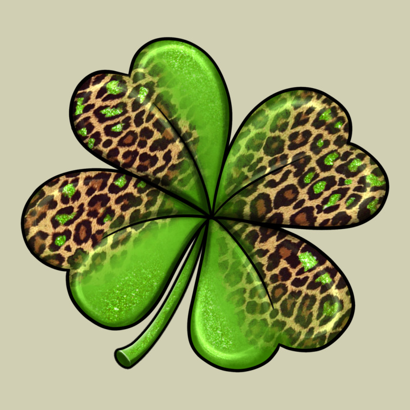 Leopard Shamrock Heavy Core Tee by Jasminsmagicworld | Teevron