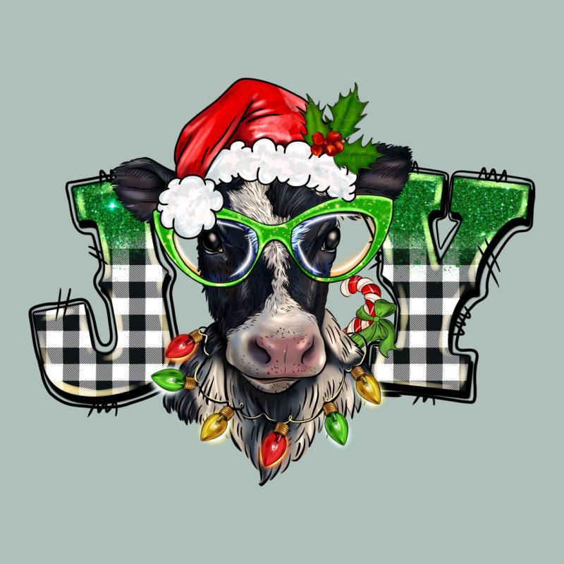 Christmas Joy Black And White Cow Heavyweight Hoodie by BarkalooDesign | Teevron