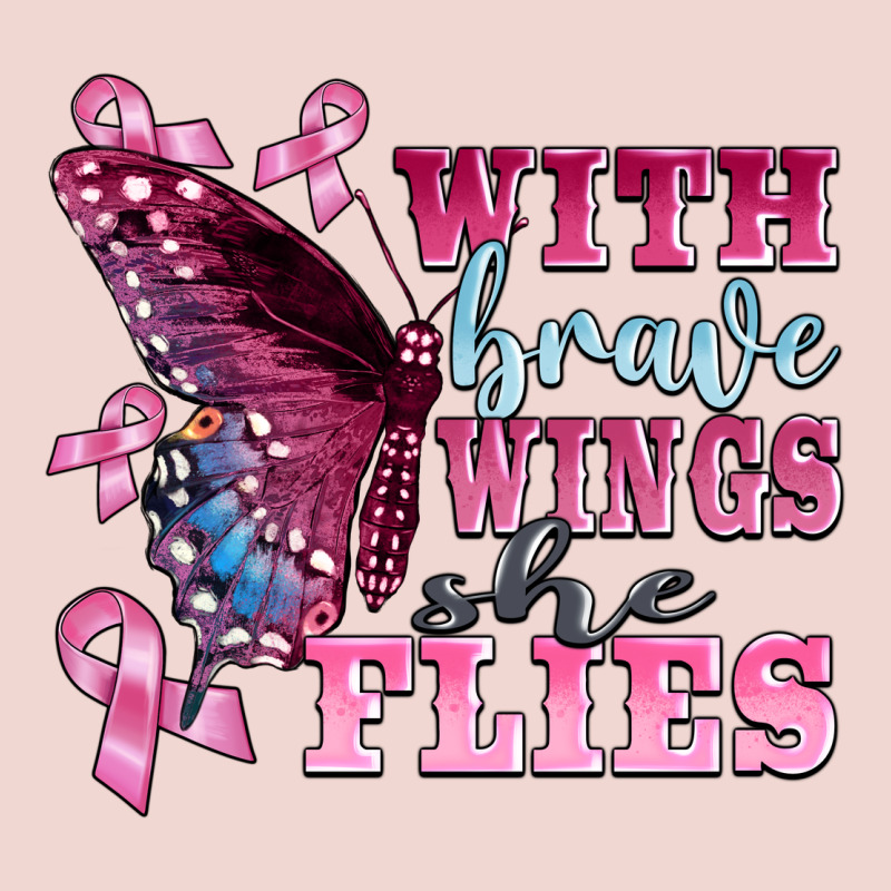 With Brave Wings She Flies Premium Sweatshirt by BarkalooDesign | Teevron