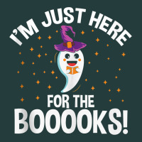 Teacher Halloween Bookworm Just Here For The Boooks Ghost Tank Top Classic Tee | Teevron