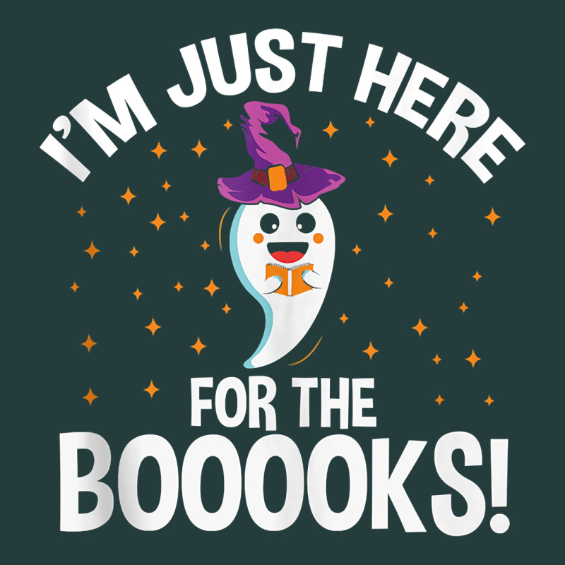 Teacher Halloween Bookworm Just Here For The Boooks Ghost Tank Top Classic Tee by trangStudio | Teevron
