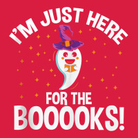 Teacher Halloween Bookworm Just Here For The Boooks Ghost Tank Top Premium Hoodie | Teevron