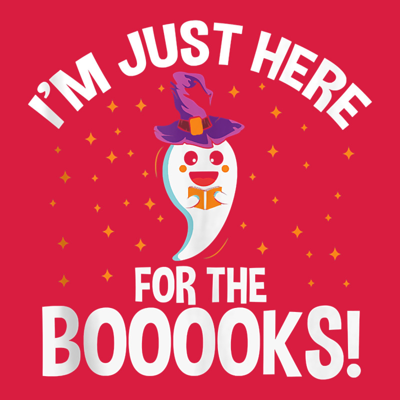 Teacher Halloween Bookworm Just Here For The Boooks Ghost Tank Top Premium Hoodie by trangStudio | Teevron