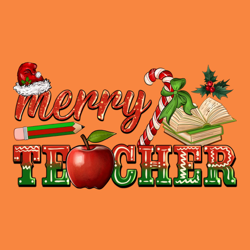 Merry Teacher Premium Sweatshirt by BarkalooDesign | Teevron