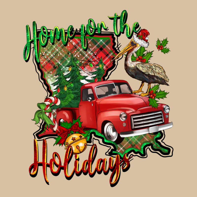 Home For The Holidays Louisiana Heavyweight Hoodie by BarkalooDesign | Teevron