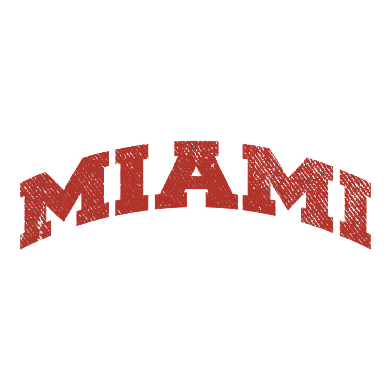 Miami Ohio Classic Athletic Sports Distressed Urban Heavy Tee by trangStudio | Teevron