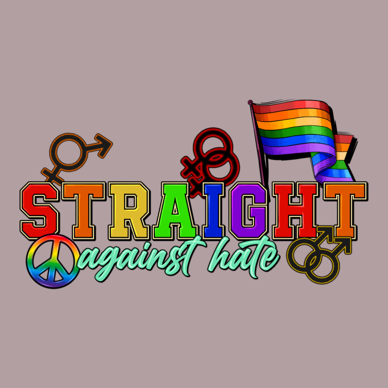 Straight Agains Hate Vintage Hoodie by CowGirlArtShop | Teevron
