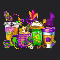 Mardi Gras Coffee Cups Cowgirl Vintage Tee | Teevron