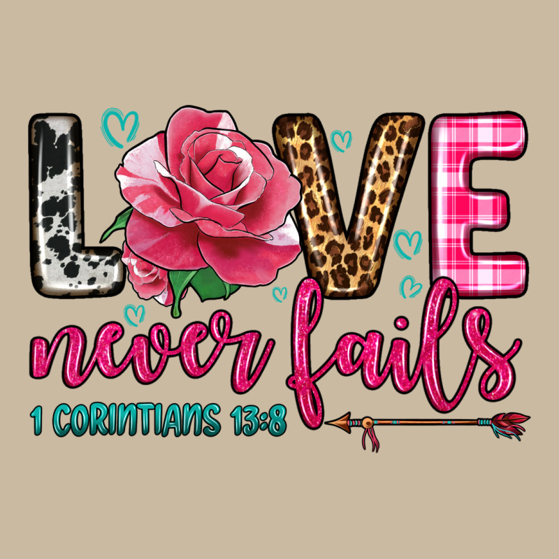 Love Never Fails Long Sleeve Tee by OliviaCreatesArt | Teevron