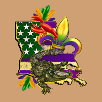 Louisiana Map American Flag Mardi Gras Vintage Tee | Teevron