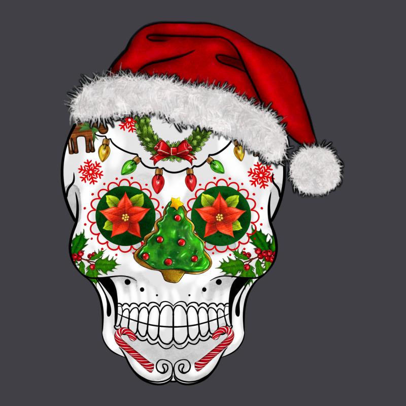 Sugar Skull  Christmas Heavyweight Hoodie by BarkalooDesign | Teevron