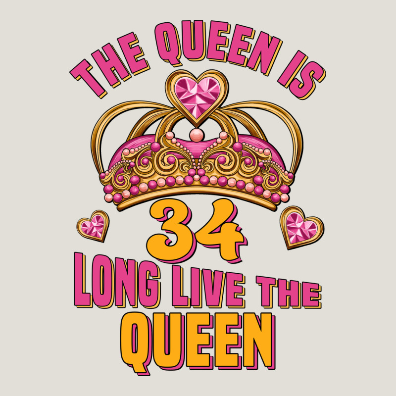 The Queen Is 34 Long Live The Queen Heavy Core Tee by Jasminsmagicworld | Teevron