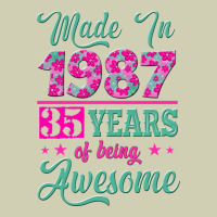 Made In 1987, 35 Years Of Being Awesome Heavy Core Tee | Teevron