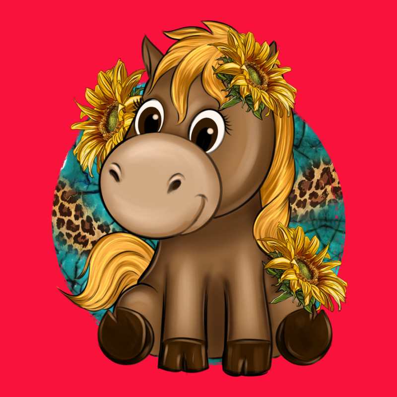 Cute Baby Horse Amd Sunflowers Classic Tee by texasbilliewilder | Teevron