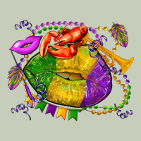 Mardi Gras Lips Olivia Long Sleeve Tee | Teevron