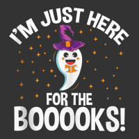 teacher halloween bookworm just here for the boooks ghost tank top | Teevron