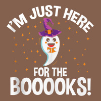 Teacher Halloween Bookworm Just Here For The Boooks Ghost Tank Top Zipper Hoodie | Teevron