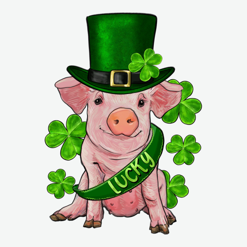 St. Patrick's Day Lucky Baby Pig Urban Heavy Tee by RanaPortraitStore | Teevron