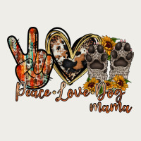 Peace Love Dog Mama Zipper Hoodie | Teevron