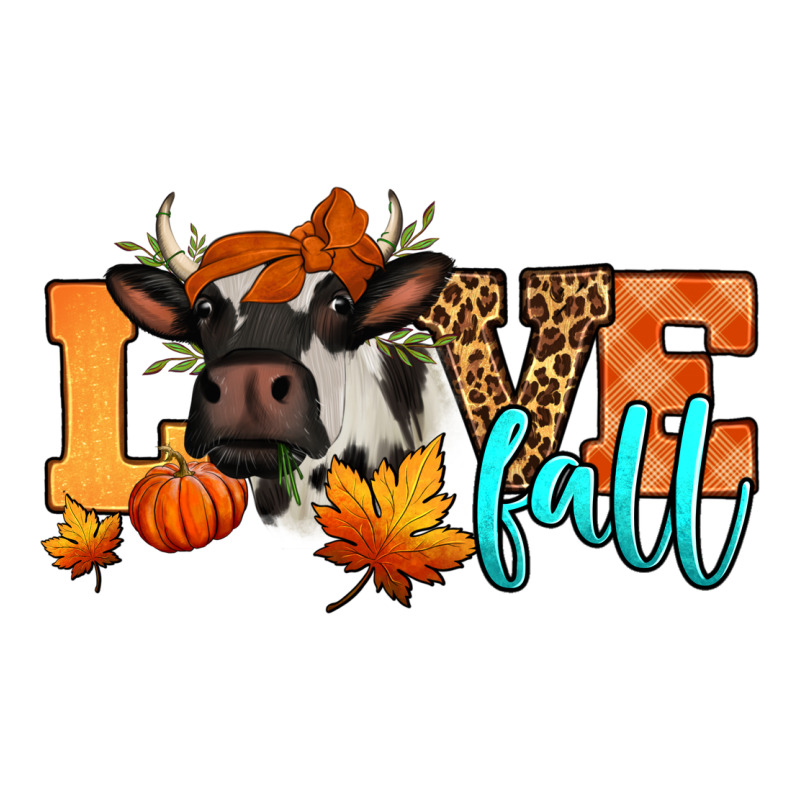 Love Fall Holstein Cow Premium Tee by Jasminsmagicworld | Teevron