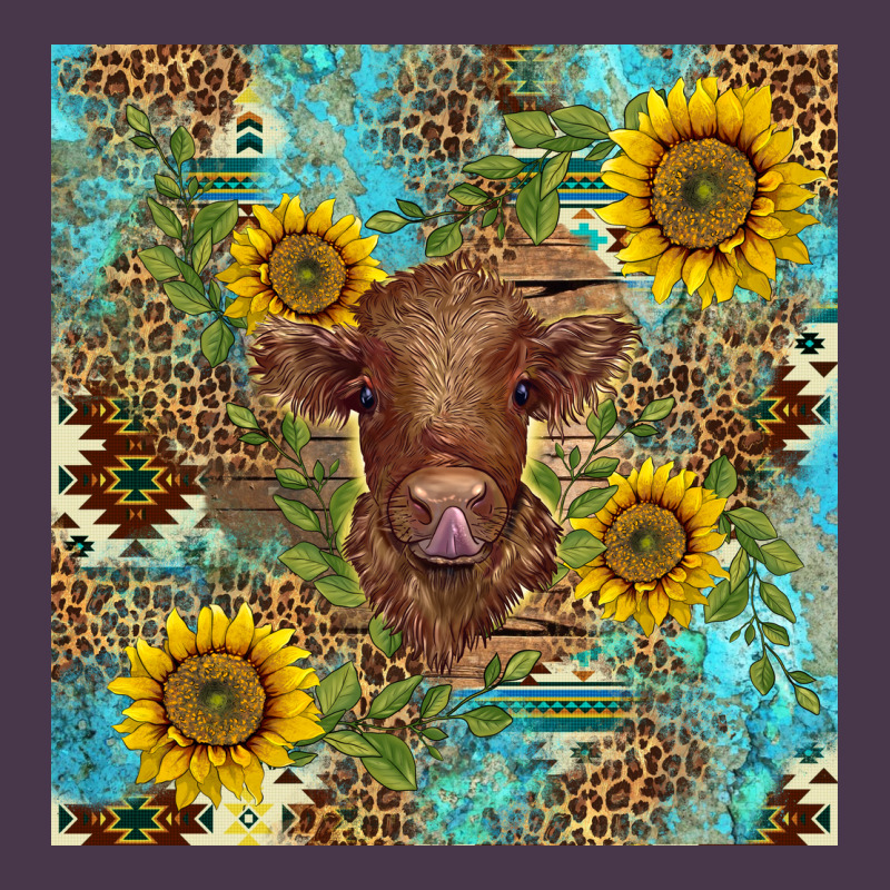 Western Highland Cow Heavyweight Hoodie by BarkalooDesign | Teevron