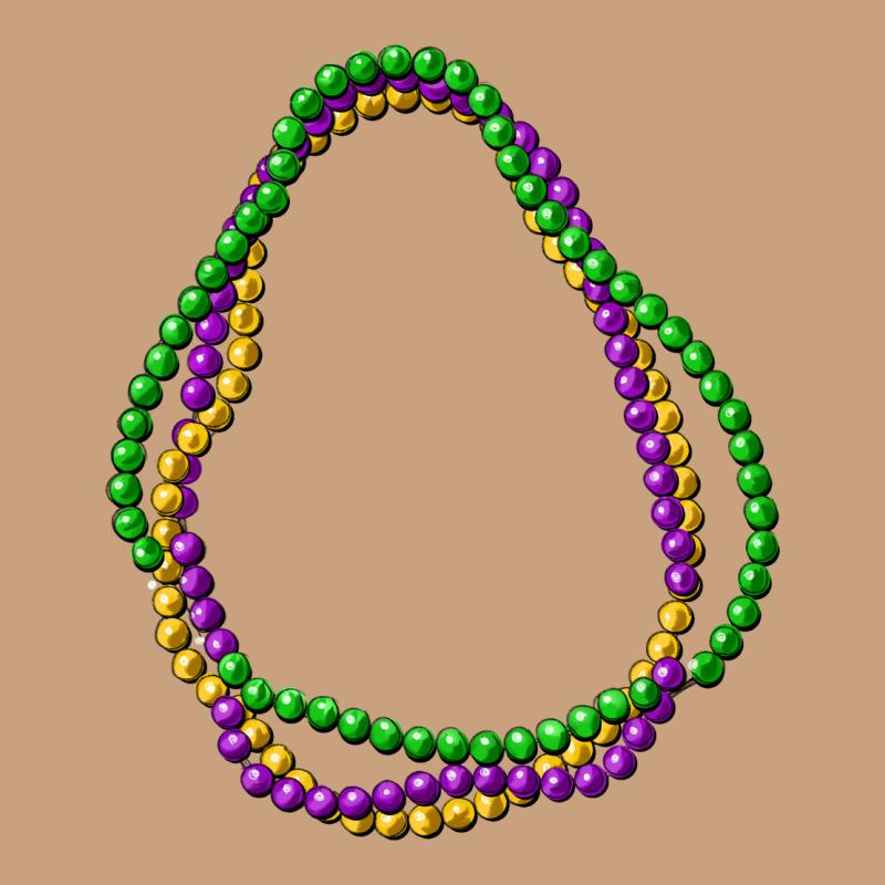 Mardi Gras Beads Vintage Tee by CowGirlArtShop | Teevron