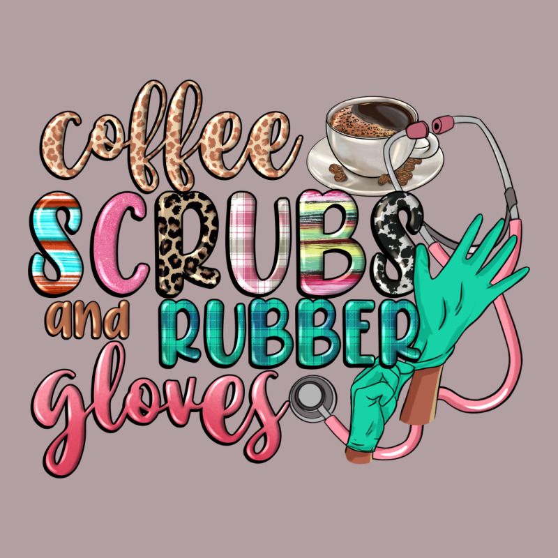 Coffee Scrubs And Rubber Gloves Vintage Hoodie by CowGirlArtShop | Teevron