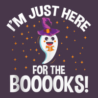 Teacher Halloween Bookworm Just Here For The Boooks Ghost Tank Top Heavyweight Hoodie | Teevron