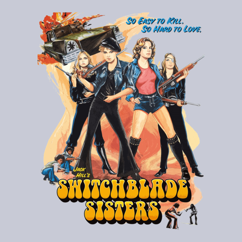 Switchblade Sisters Gift Heavyweight Hoodie by trangStudio | Teevron