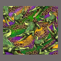 Mardi Gras Louisiana Crocodile Leopard Urban Heavy Tee | Teevron