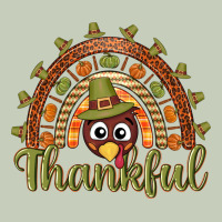 Turkey Rainbow Thankful Thanksgiving Classic Tee | Teevron