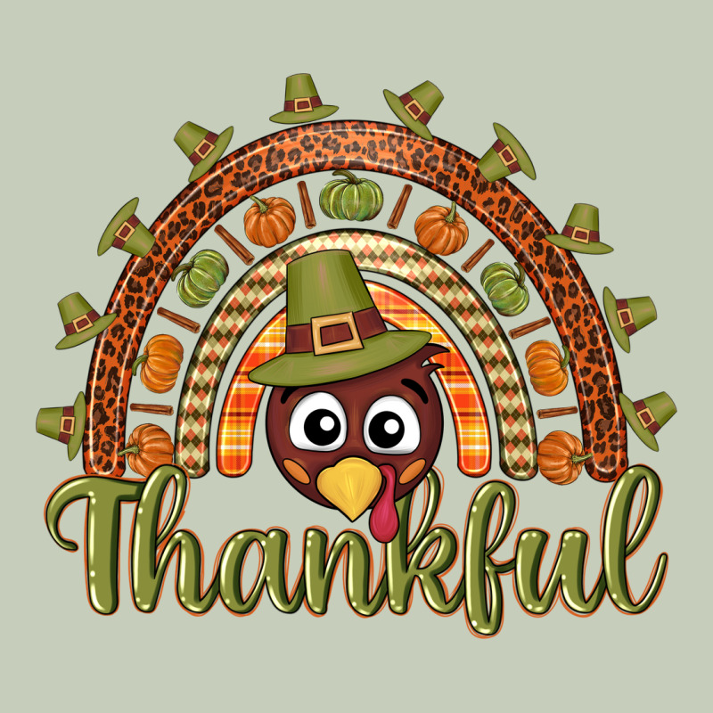 Turkey Rainbow Thankful Thanksgiving Classic Tee by NancyCooperArtShop | Teevron