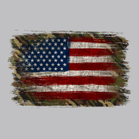 Camouflage Usa Flag Background Long Sleeve Tee | Teevron