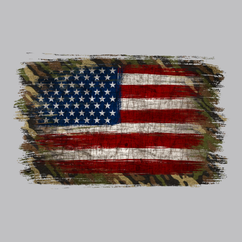 Camouflage Usa Flag Background Long Sleeve Tee by Jasminsmagicworld | Teevron
