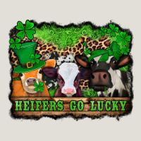 St Patricks Cows Heifers Go Lucky Heavy Core Tee | Teevron