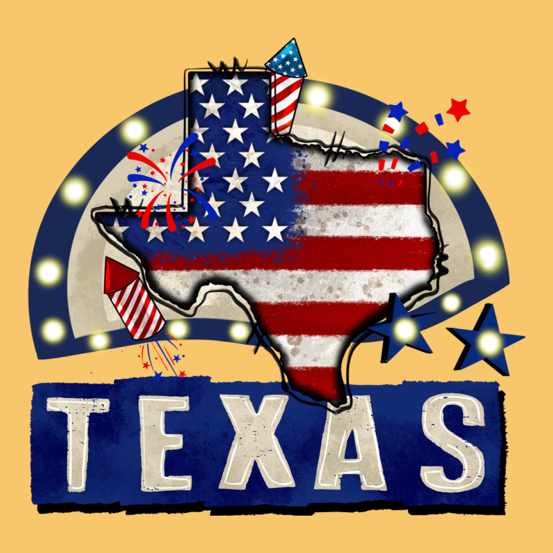Texas 4th Of July Vintage Hoodie by CowGirlArtShop | Teevron