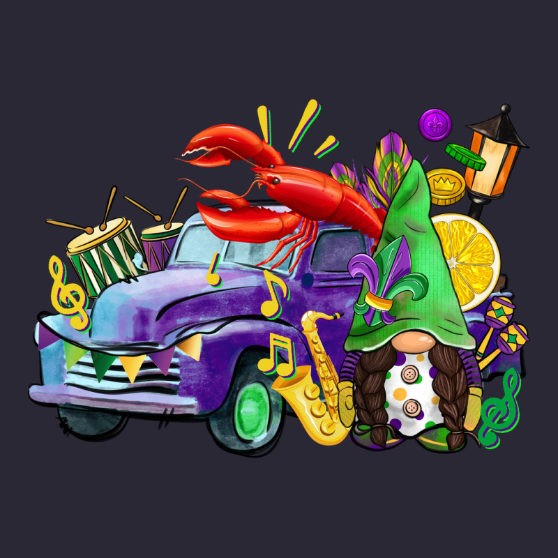 Mardi Gras Gnome On The Truck Vintage Tee by CowGirlArtShop | Teevron