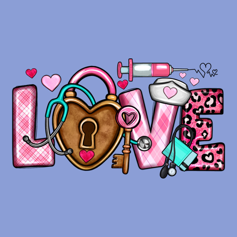 Love Valentines Day Nurse Long Sleeve Tee by OliviaCreatesArt | Teevron