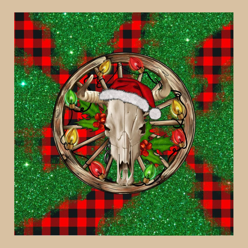 Christmas Bull Skull Heavyweight Hoodie by BarkalooDesign | Teevron